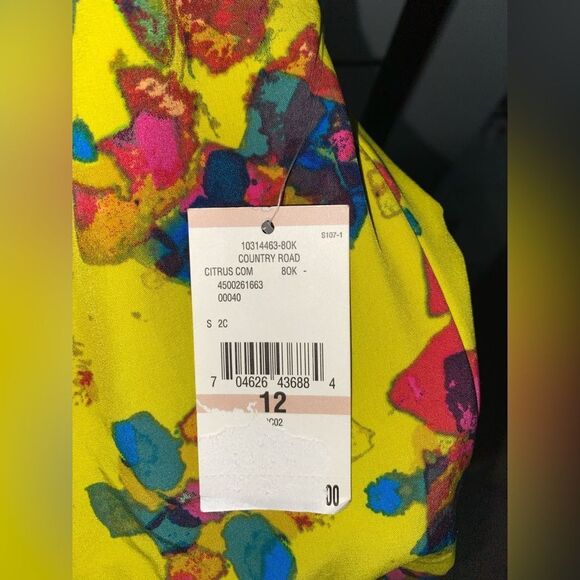 Rachel Roy Garden Party Drop Waist Sleeveless Floral Dress NWT - Picture 7 of 8